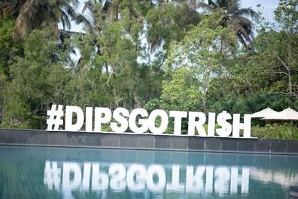 Signage — Pool Party decor — Alila Diwa Goa